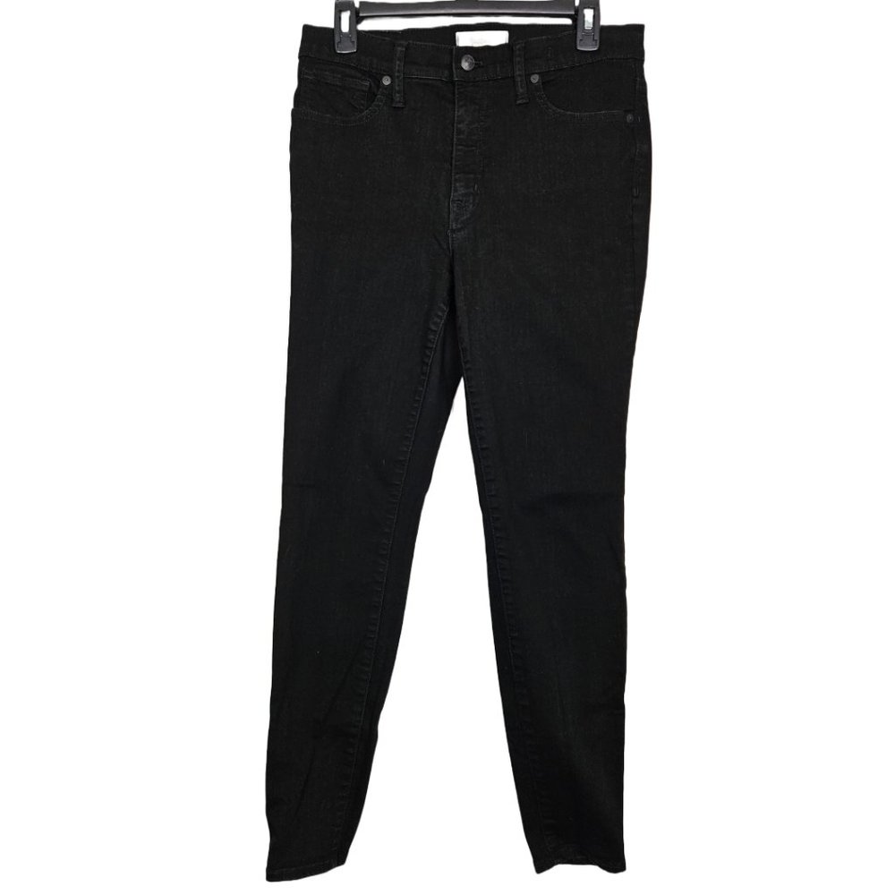Madewell 9" Mid-Rise Skinny ISKO Stay Black Jean 30 G1202